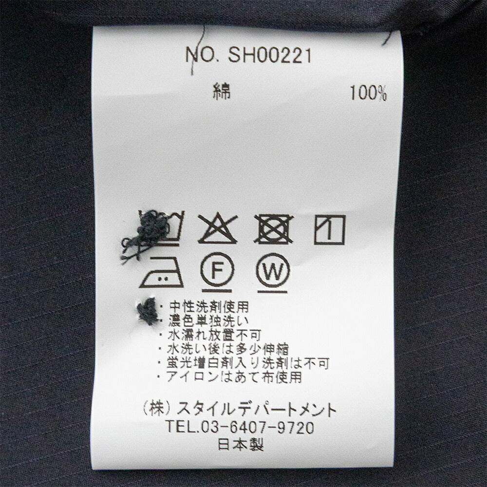 スティルバイハンドレギュラーカラーシャツ(SH00221)RegularcollarshirtSTILLBYHAND(メンズ)【2026春夏】*送料無料*【後払い決済不可】*