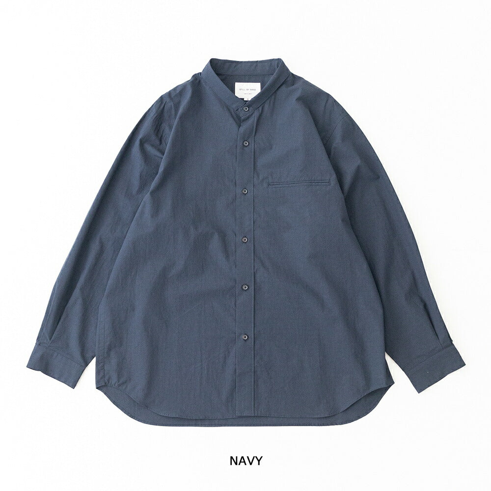 スティルバイハンドLinenmixednarrowcollarshirt(SH06261)STILLBYHAND(メンズ)【2026春夏】*送料無料*【後払い決済不可】*