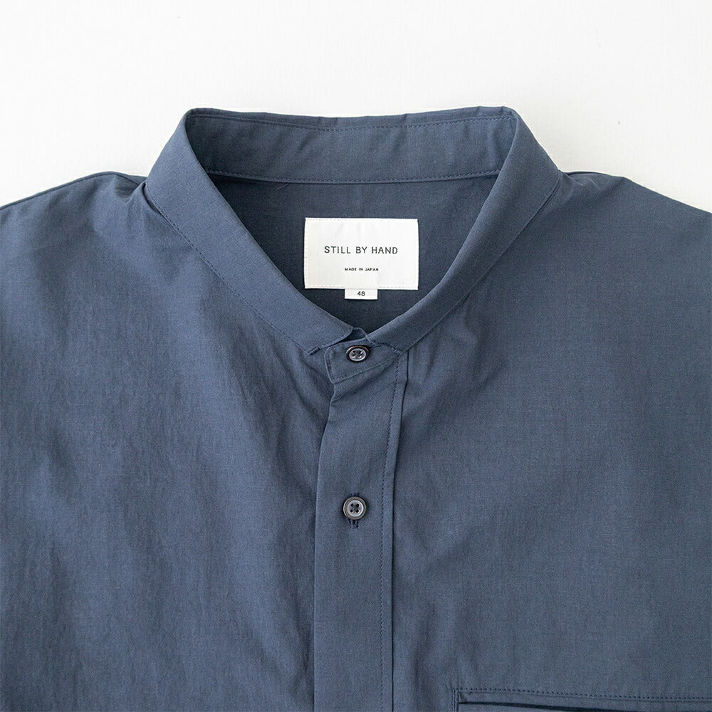 スティルバイハンドLinenmixednarrowcollarshirt(SH06261)STILLBYHAND(メンズ)【2026春夏】*送料無料*【後払い決済不可】*