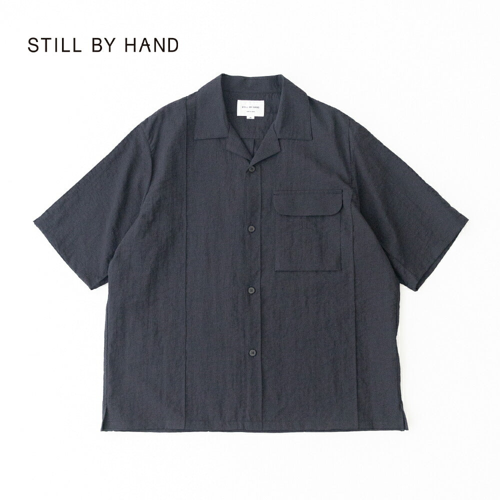 スティルバイハンドPintuckhalfsleeveshirt(SH07261)STILLBYHAND(メンズ)【2026春夏】*送料無料*【後払い決済不可】*