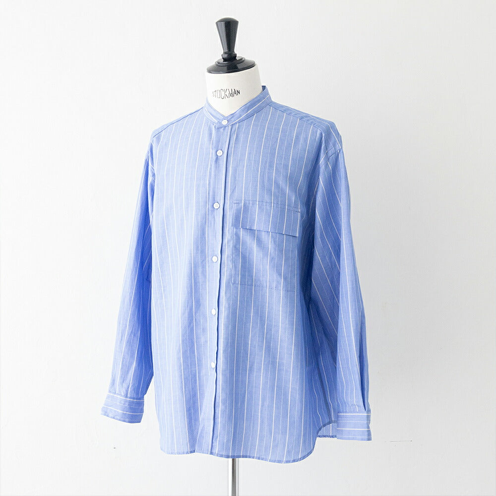 スティルバイハンドCotton/ramiebandcollarshirt(SH09261)STILLBYHAND(メンズ)【2026春夏】*送料無料*【後払い決済不可】*