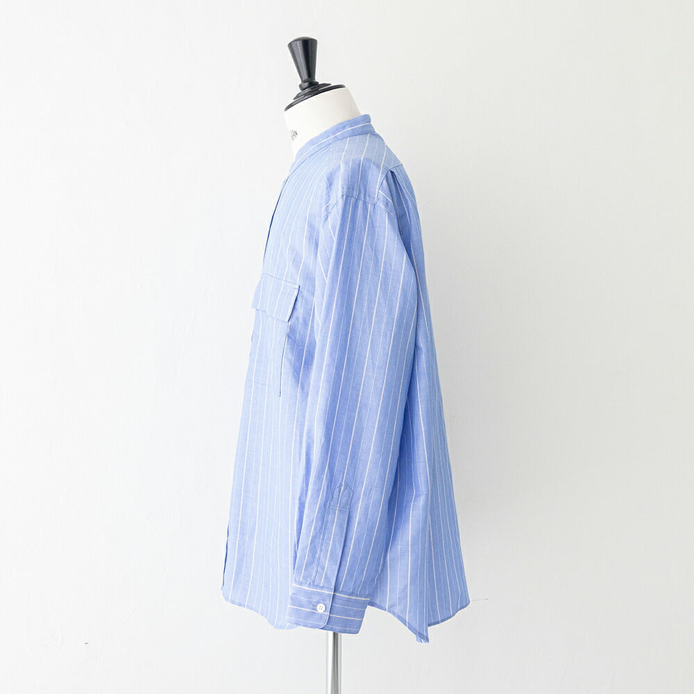 スティルバイハンドCotton/ramiebandcollarshirt(SH09261)STILLBYHAND(メンズ)【2026春夏】*送料無料*【後払い決済不可】*