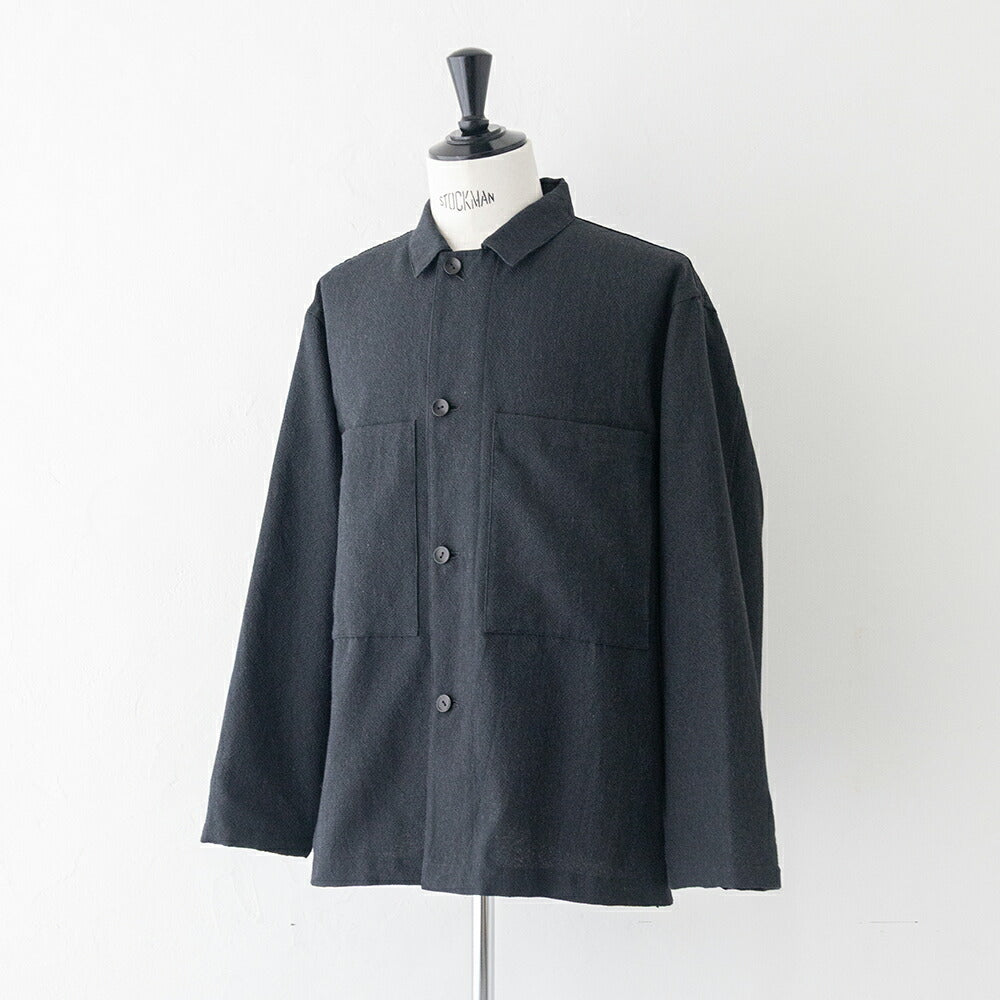 スティルバイハンドMixedcolourshirtjacket(BL04261)STILLBYHAND(メンズ)【2026春夏】*送料無料*【後払い決済不可】*