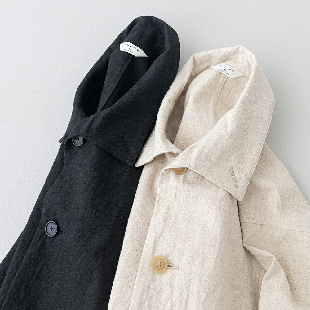スティルバイハンドコットン/リネンハーフコート(CO02261)Cotton/linenhalfcoatSTILLBYHAND(メンズ)【2026春夏】*送料無料*【後払い決済不可】*