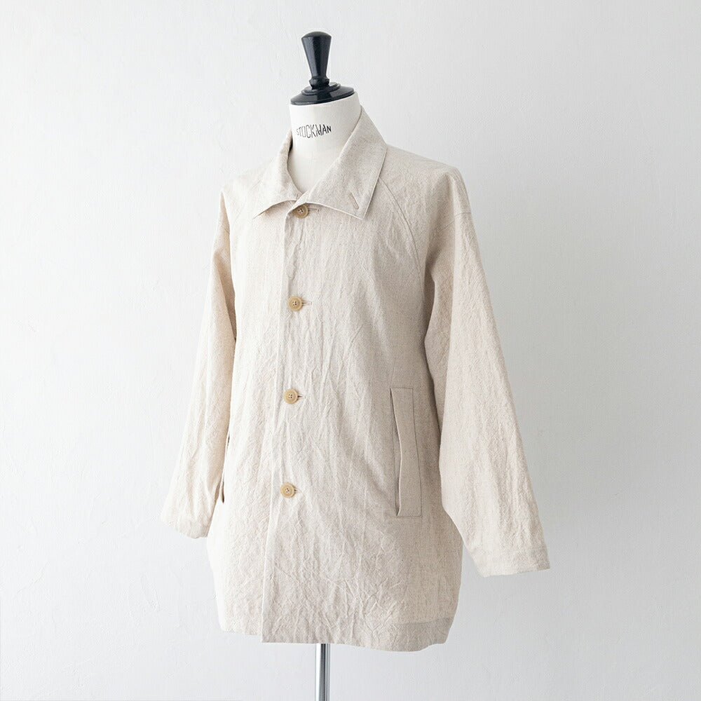 スティルバイハンドコットン/リネンハーフコート(CO02261)Cotton/linenhalfcoatSTILLBYHAND(メンズ)【2026春夏】*送料無料*【後払い決済不可】*