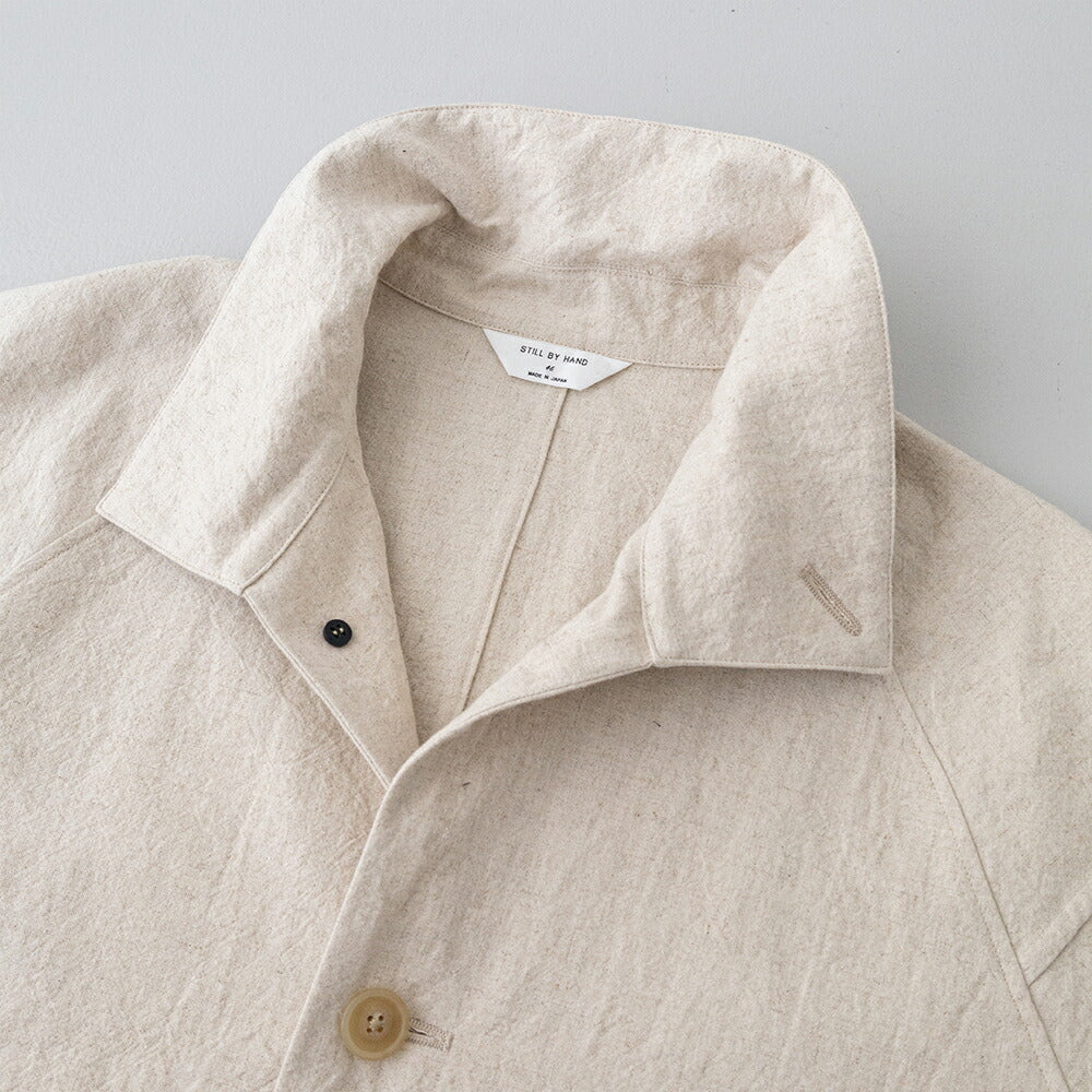 スティルバイハンドコットン/リネンハーフコート(CO02261)Cotton/linenhalfcoatSTILLBYHAND(メンズ)【2026春夏】*送料無料*【後払い決済不可】*