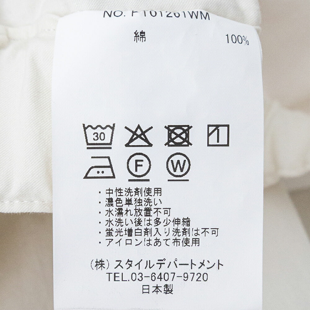 スティルバイハンドRelaxedTaperedPants(PT01261WM)STILLBYHAND(レディース)【2026春夏】*送料無料*【後払い決済不可】*