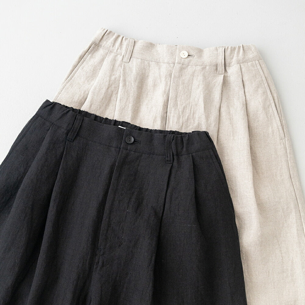 スティルバイハンドリネンワイドパンツ(PT01262WM)STILLBYHAND(レディース)【2026春夏】*送料無料*【後払い決済不可】*