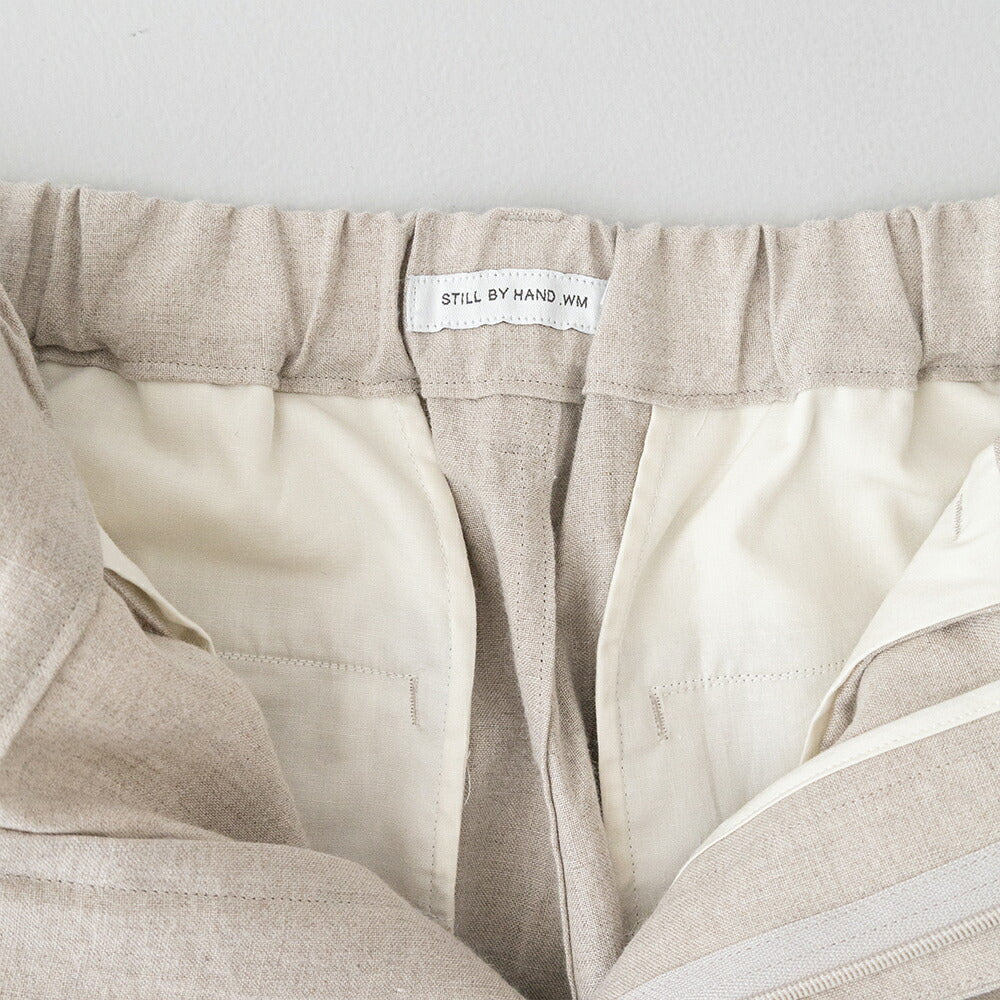 スティルバイハンドリネンワイドパンツ(PT01262WM)STILLBYHAND(レディース)【2026春夏】*送料無料*【後払い決済不可】*