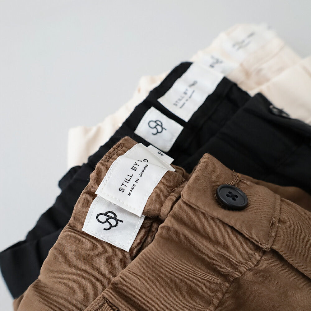 スティルバイハンド×PLUSUSPPLUSUSP別注Cotton/LinenPants(2602USP-P01)STILLBYHAND×PLUSUSP(レディース/メンズ)【2026春夏】*送料無料*【後払い決済不可】*