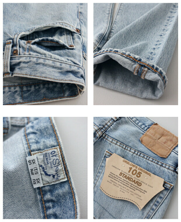 オアスロウ90'Sスタンダードデニム105(01-1050W)90'SSTANDARDDENIM105orSlow(メンズ/レディース)*送料無料*【後払い決済不可】*