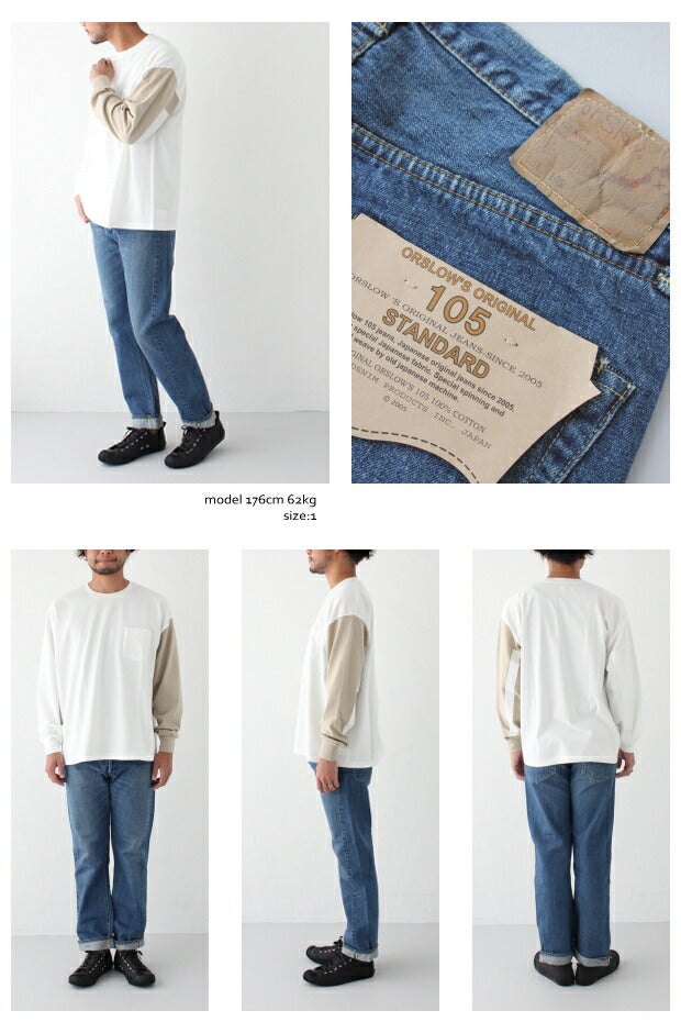 オアスロウスタンダードデニム105(01-1050)STANDARDDENIM105orSlow(メンズ)【2020秋冬】*送料無料****