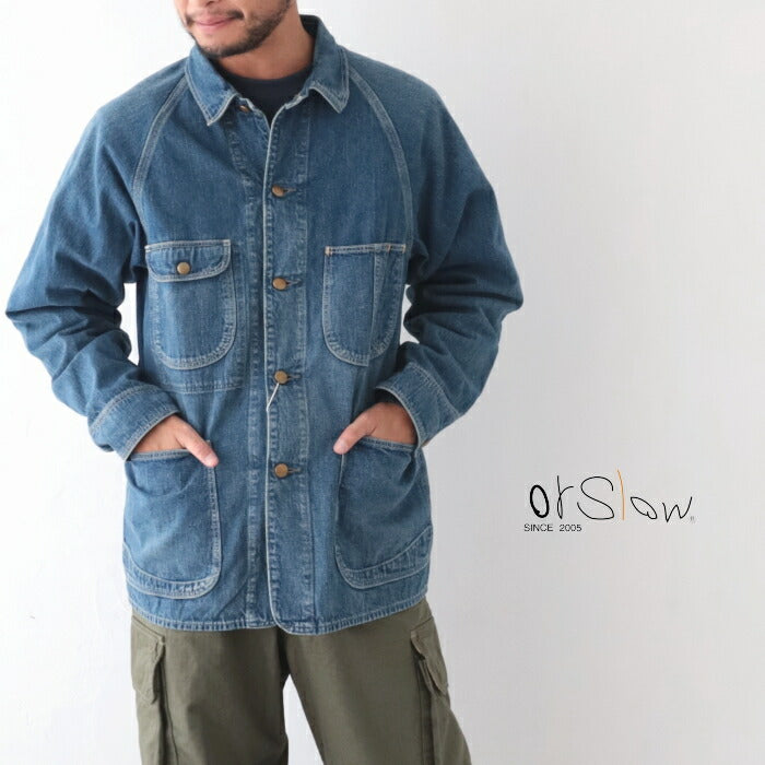オアスロウタイプ31960'Sデニムジャケット(01-6005-83)TYPE31960'SDENIMJACKETUSEDWASHorSlow(メンズ)*送料無料*【後払い決済不可】*