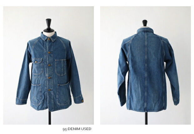 オアスロウタイプ31960'Sデニムジャケット(01-6005-83)TYPE31960'SDENIMJACKETUSEDWASHorSlow(メンズ)*送料無料*【後払い決済不可】*