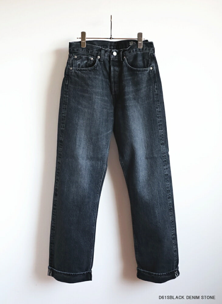 オアスロウスタンダードセルビッチブラックデニムストーン105(01-1050-D61S)105STANDARDSELVEDGEBLACKDENIMSTONEorSlow(メンズ)【2024秋冬】*送料無料*【後払い決済不可】*