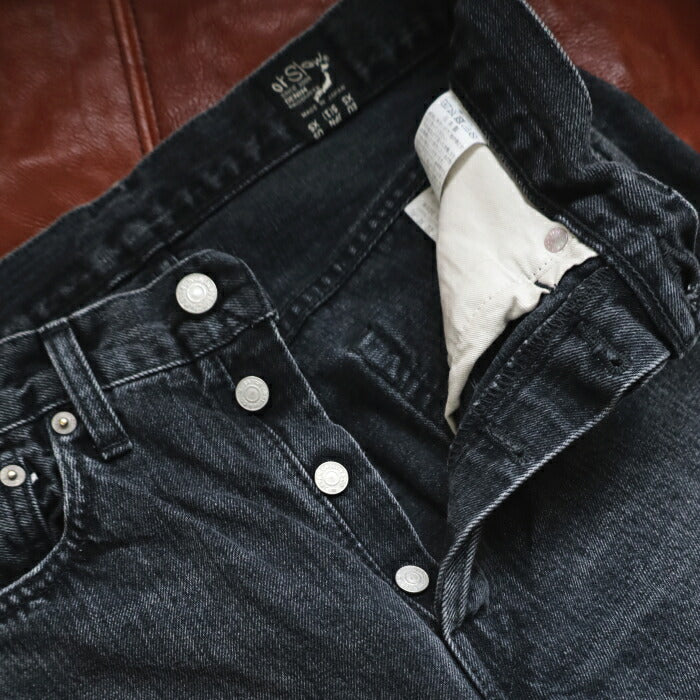 オアスロウスタンダードセルビッチブラックデニムストーン105(01-1050-D61S)105STANDARDSELVEDGEBLACKDENIMSTONEorSlow(メンズ)【2024秋冬】*送料無料*【後払い決済不可】*