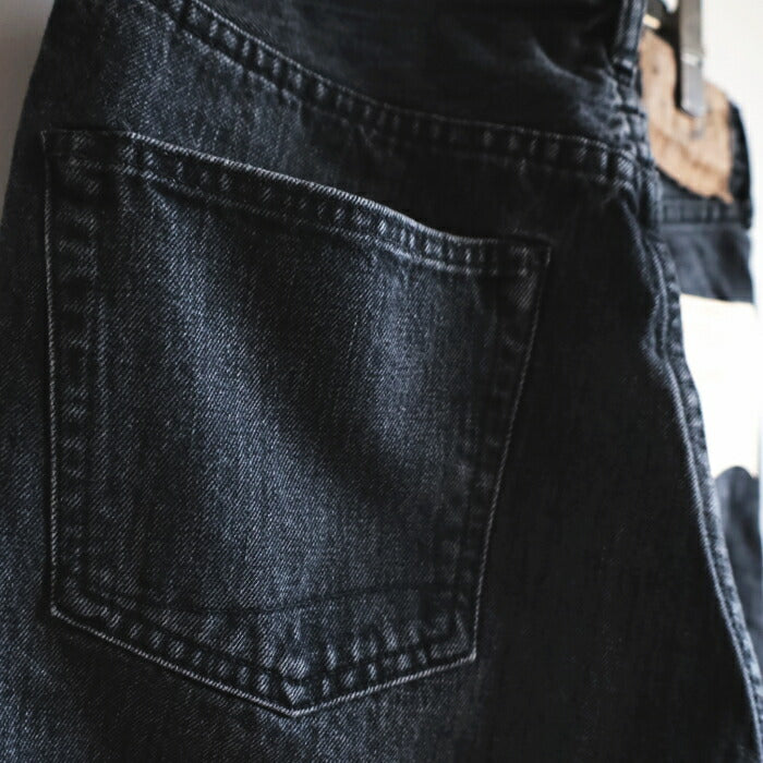 オアスロウスタンダードセルビッチブラックデニムストーン105(01-1050-D61S)105STANDARDSELVEDGEBLACKDENIMSTONEorSlow(メンズ)【2024秋冬】*送料無料*【後払い決済不可】*