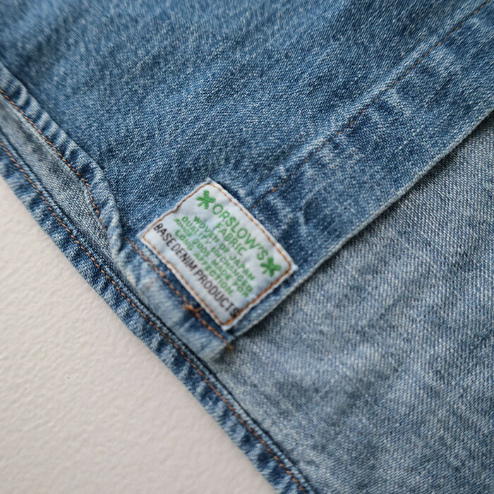 オアスロウデニムウエスタンシャツ(01-8124-95)DENIMWESTERNSHIRTUSEDWASHorSlow(メンズ)【2025秋冬】*送料無料*【後払い決済不可】*