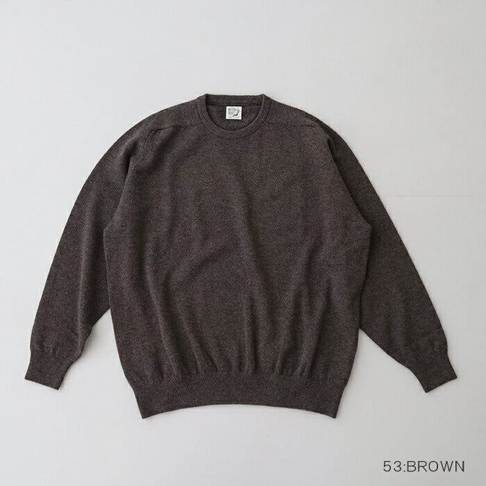 オアスロウシンプルクルーネックセーター(01-0050-53)SIMPLECREWNECKSWEATERCRAFTEDINJAPAN(UNISEX)orSlow(レディース/メンズ)【2025秋冬】*送料無料*【後払い決済不可】*