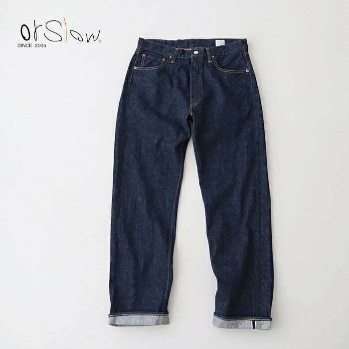 オアスロウ105XXTHE1950Sセルビッジデニム(01-1050XX-81)105XXTHE1950SSELVEDGEDENIMorSlow(レディース/メンズ)【2025秋冬】*送料無料*【後払い決済不可】*