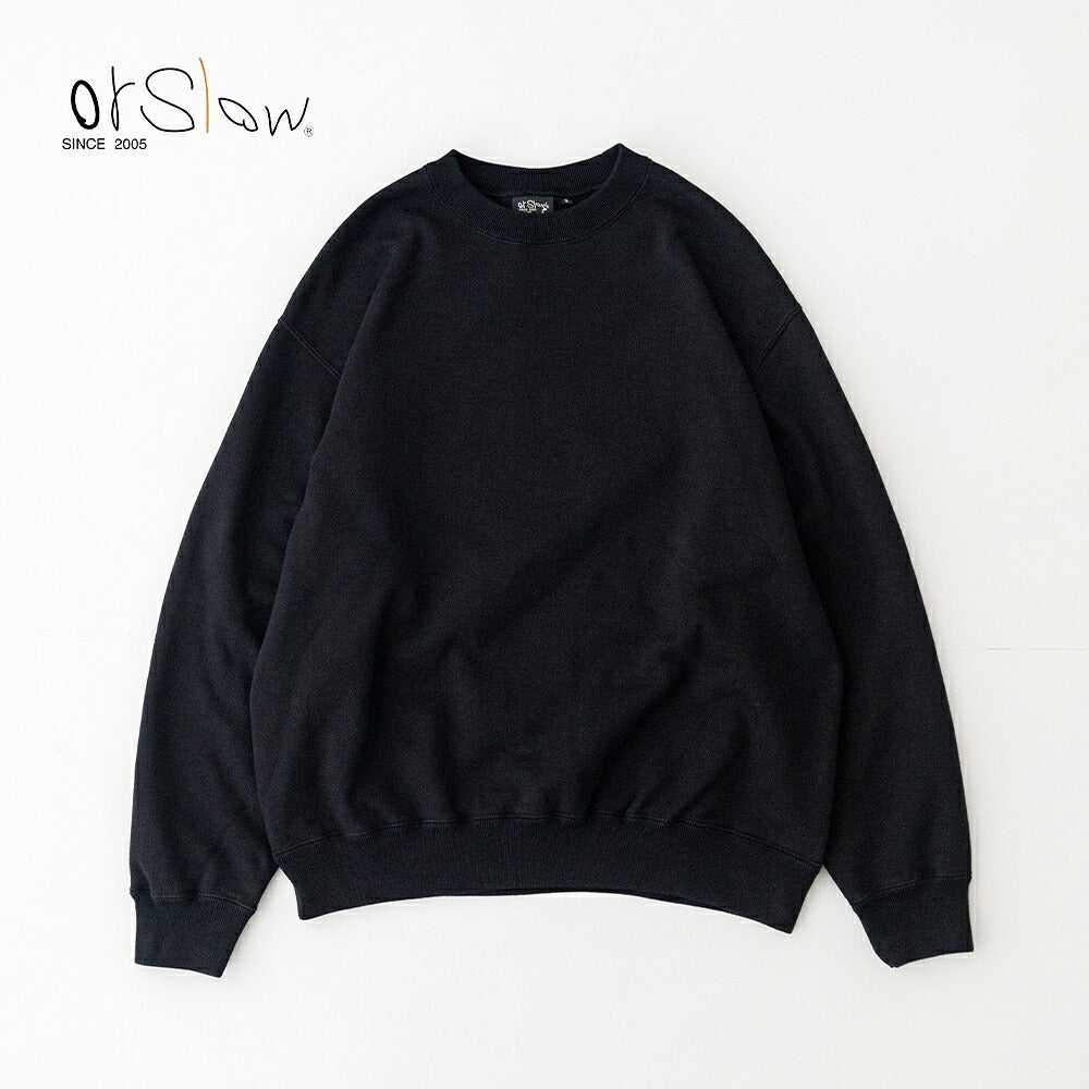 オアスロウ   リラックスフィットデンスリーニットスウェットシャツ  (01-0041-61)  RELAXED FIT DENSE-KNIT SWEATSHIRT  orSlow(レディース/メンズ)