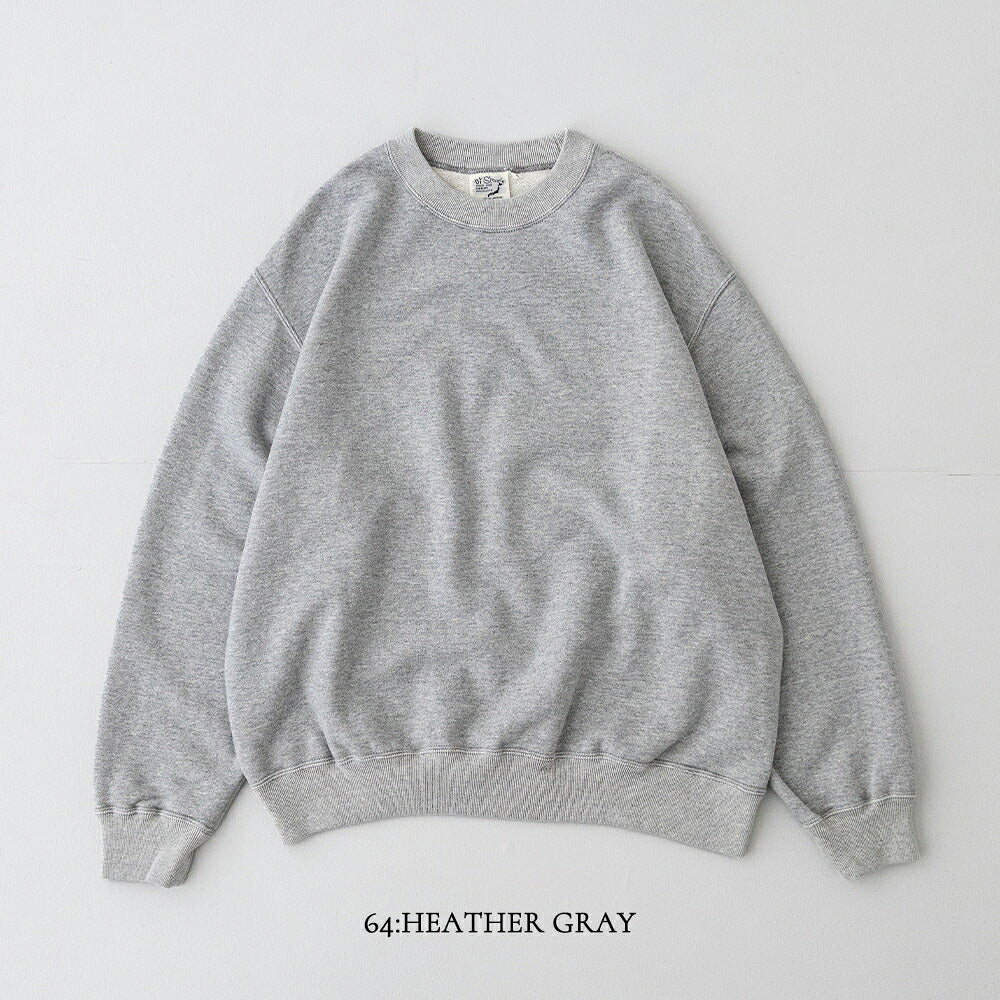 オアスロウ   リラックスフィットデンスリーニットスウェットシャツ  (01-0041-64)   RELAXED FIT DENSE-KNIT SWEATSHIRT orSlow(レディース/メンズ)
