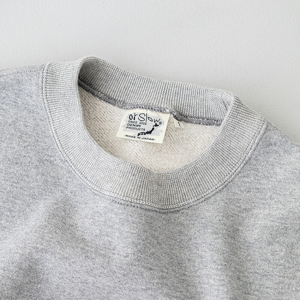 オアスロウ   リラックスフィットデンスリーニットスウェットシャツ  (01-0041-64)   RELAXED FIT DENSE-KNIT SWEATSHIRT orSlow(レディース/メンズ)