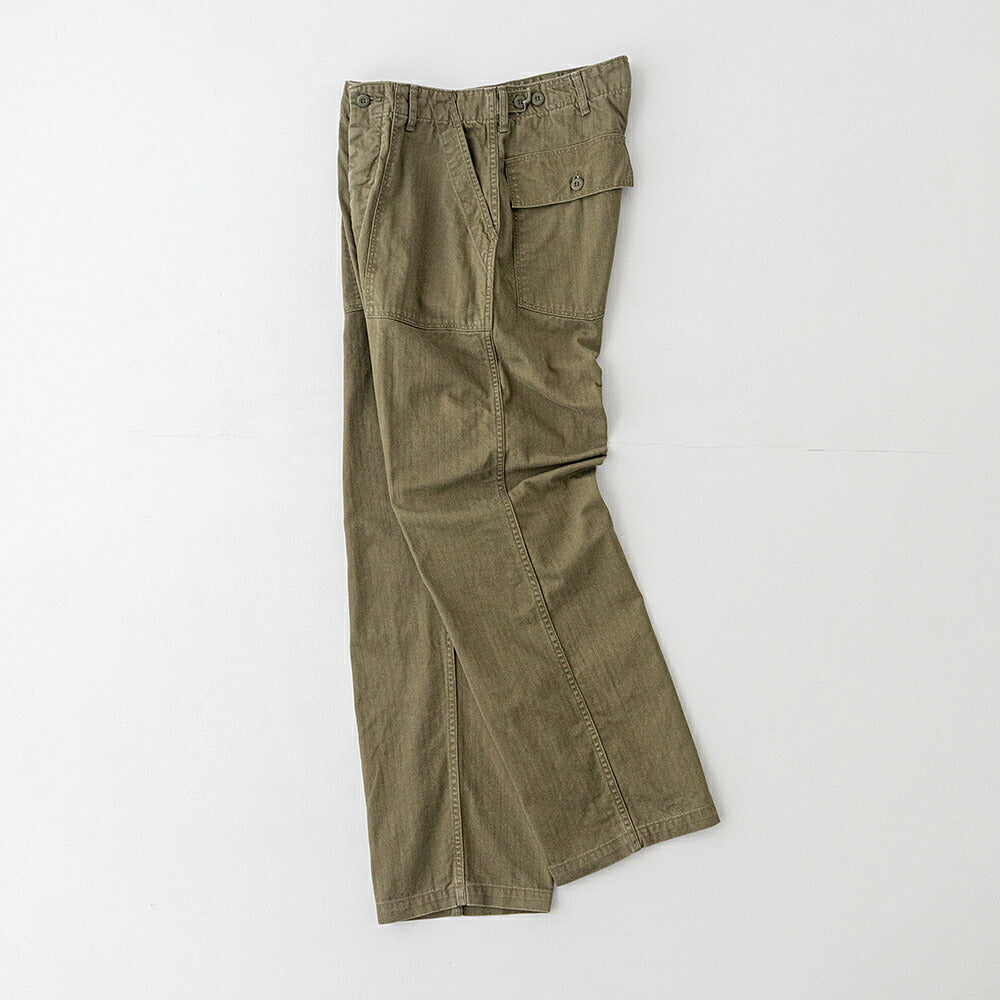 オアスロウ   ヘリンボーン ヴィンテージフィット ファティーグパンツ  (03-V5002-76A)  HERRINGBONE VINTAGE FIT FATIGUE PANTS  orSlow(レディース/メンズ)