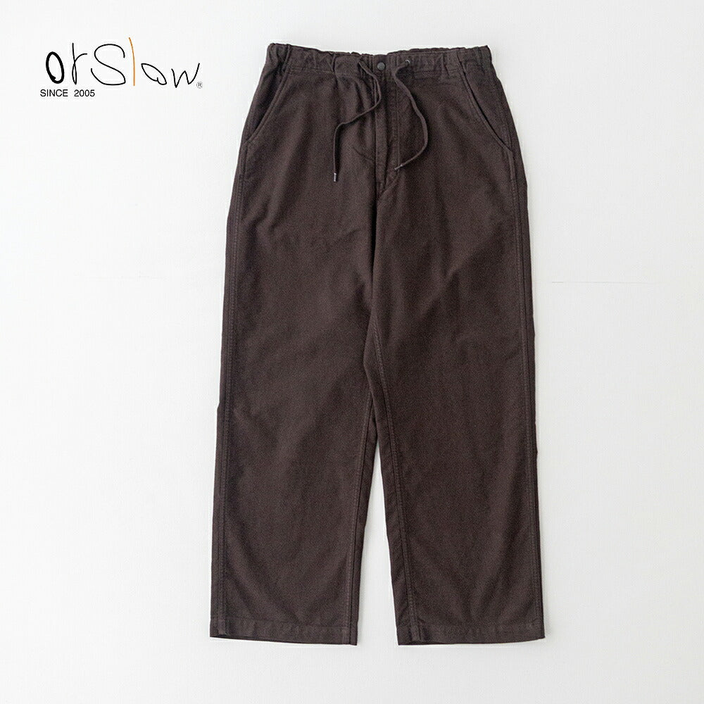 オアスロウ   ニューヨーカー ブラッシュド ワイド トラウザーズ  (01-1021-52)  NEW YORKER BRUSHED WIDE TROUSERS (UNISEX)  orSlow(レディース/メンズ)
