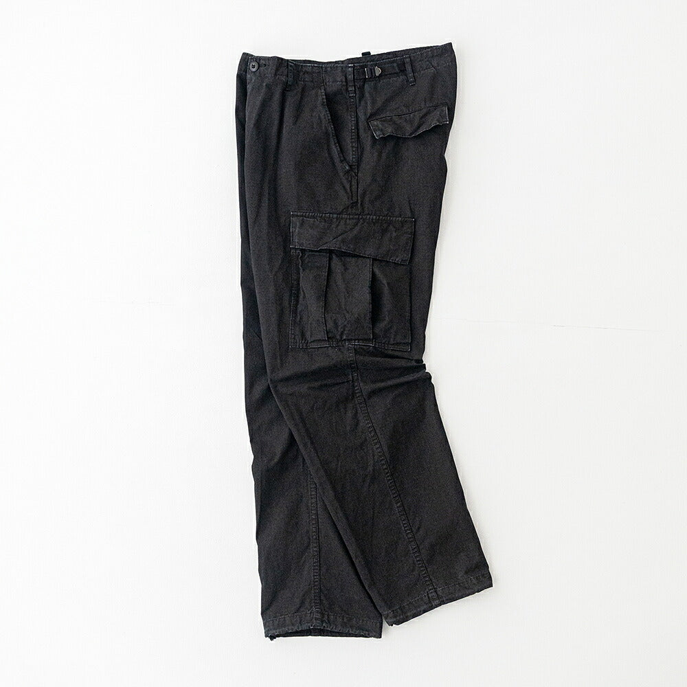 オアスロウ   ストーンブラックヴィンテージ フィット6 ポケット カーゴパンツ  (03-V5260RIP-61S)  STONE BLACK VINTAGE FIT 6 POCKETS CARGO PANTS  orSlow(レディース/メンズ)