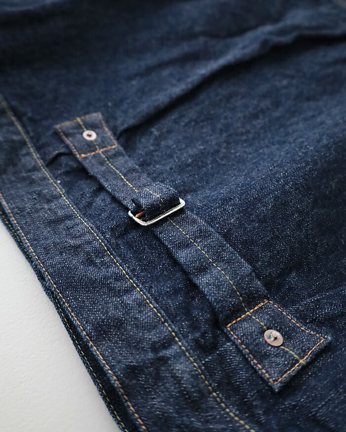 オアスロウプリーテッドフロントブラウスデニムジャケット(03-6011-81)TYPE140'SPLEATEDFRONTBLOUSE(UNISEX)orSlow(メンズ)【2025春夏】*送料無料*【後払い決済不可】*