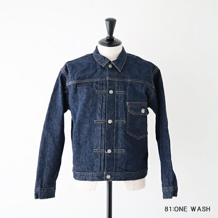 オアスロウプリーテッドフロントブラウスデニムジャケット(03-6011-81)TYPE140'SPLEATEDFRONTBLOUSE(UNISEX)orSlow(メンズ)【2025春夏】*送料無料*【後払い決済不可】*