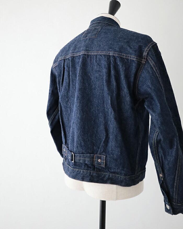 オアスロウプリーテッドフロントブラウスデニムジャケット(03-6011-81)TYPE140'SPLEATEDFRONTBLOUSE(UNISEX)orSlow(メンズ)【2025春夏】*送料無料*【後払い決済不可】*