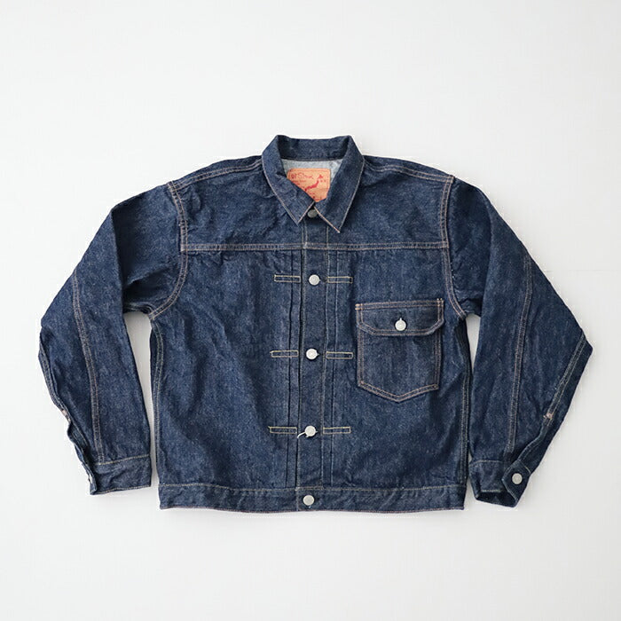 オアスロウプリーテッドフロントブラウスデニムジャケット(03-6011-81)TYPE140'SPLEATEDFRONTBLOUSE(UNISEX)orSlow(メンズ)【2025春夏】*送料無料*【後払い決済不可】*