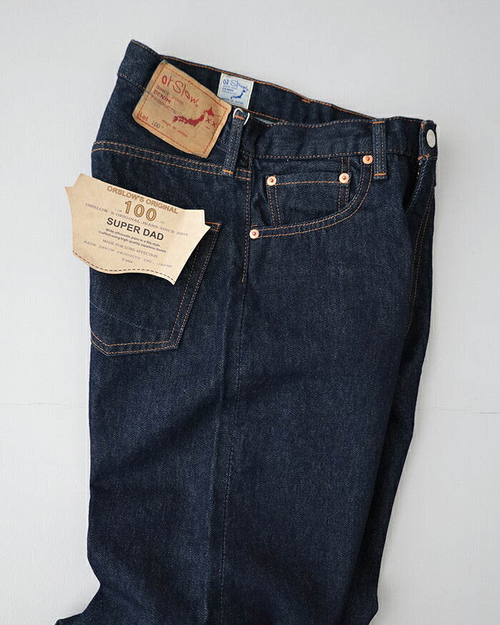 オアスロウ101ダッドフィットデニムパンツ(01-1010W-D61S)101DAD'SFITDENIMPANTSorSlow(メンズ)*送料無料*【後払い決済不可】*