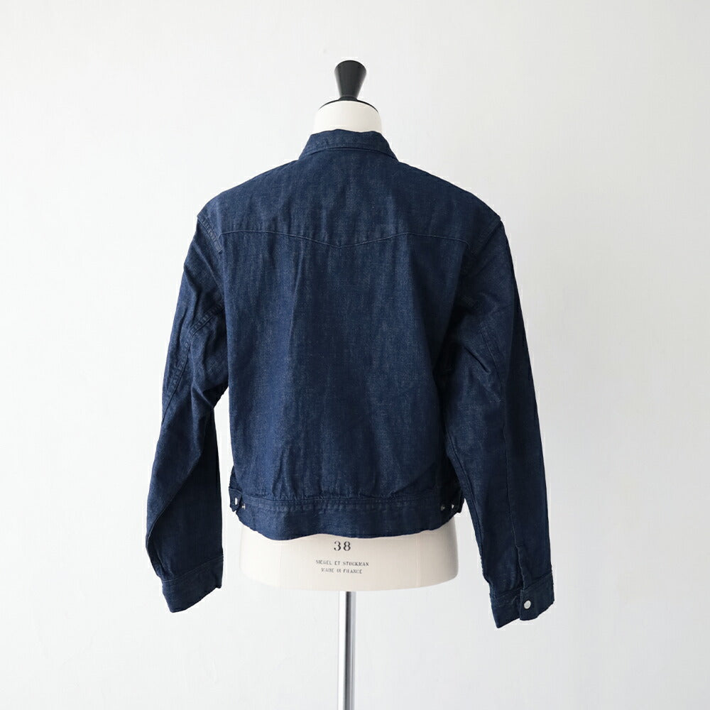 オアスロウデニムウエスタンシャツジャケット(00-6054-81)SHORTWESTERNSHIRTJACKETorSlow(レディース)【2026春夏】*送料無料*【後払い決済不可】*