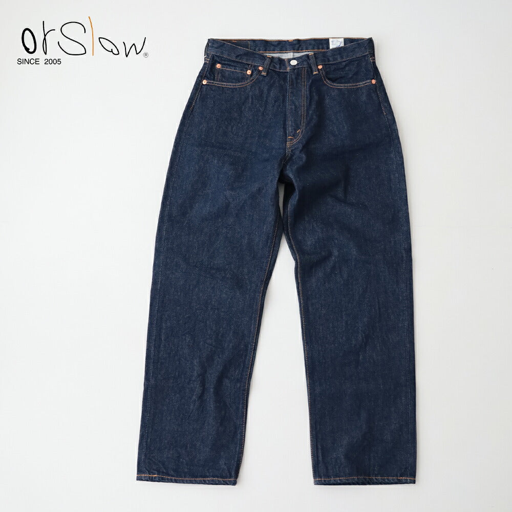 オアスロウ101DAD'SFITDENIMPANTS(UNISEX)(01-1010W-81)orSlow(レディース/メンズ)【2026春夏】*送料無料*【後払い決済不可】*