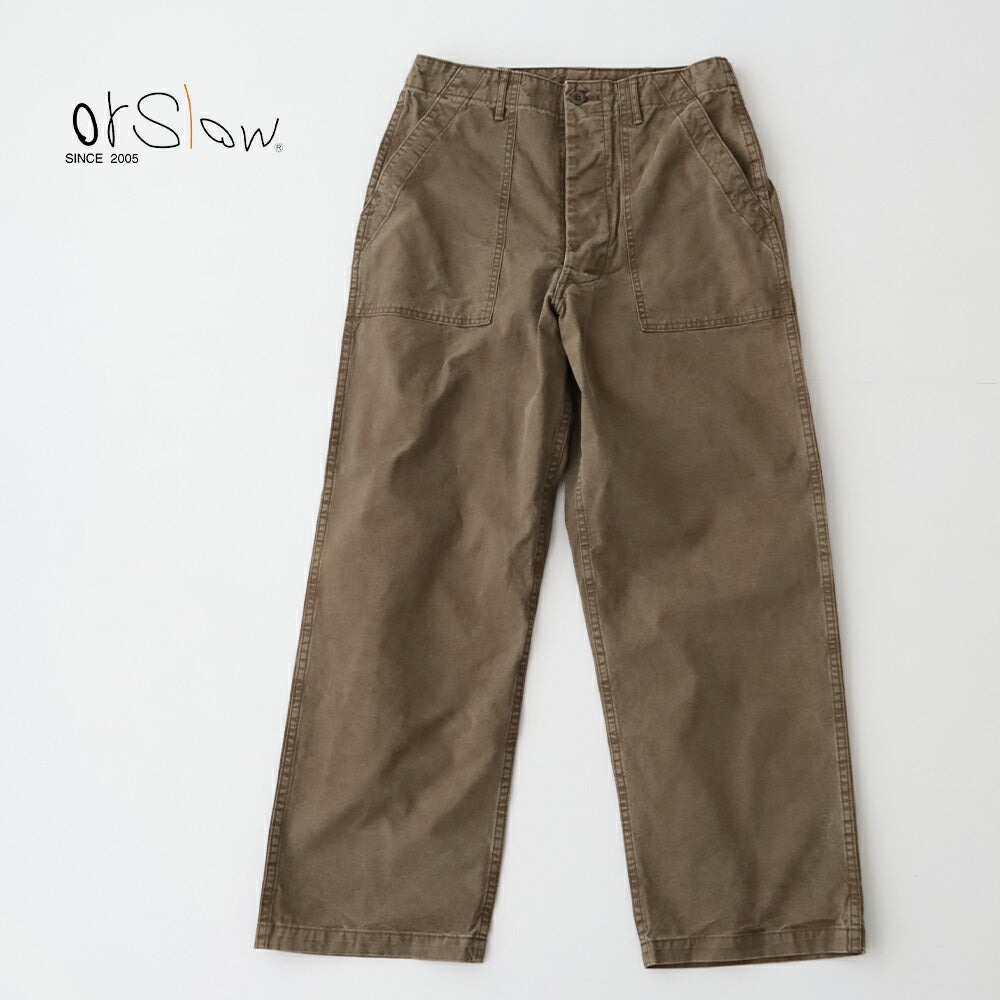 オアスロウサマーファティーグパンツ(UNISEX)(01-5103-M77)SUMMERFATIGUEPANTS(UNISEX)orSlow(レディース/メンズ)【2026春夏】*送料無料*【後払い決済不可】*