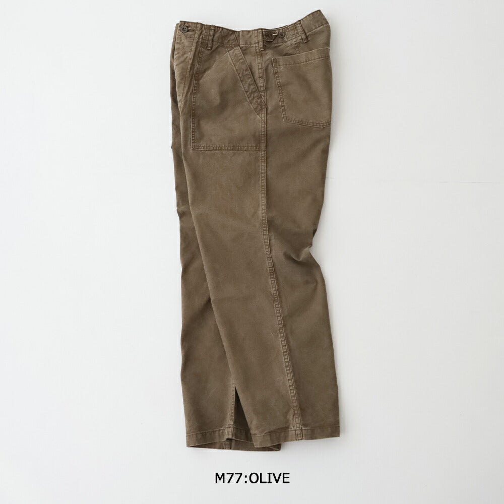 オアスロウサマーファティーグパンツ(UNISEX)(01-5103-M77)SUMMERFATIGUEPANTS(UNISEX)orSlow(レディース/メンズ)【2026春夏】*送料無料*【後払い決済不可】*