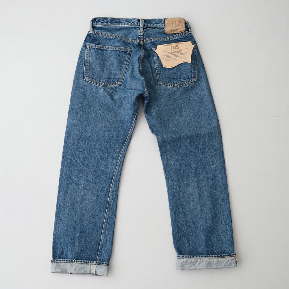 オアスロウショートレングス105スタンダードセルビッチデニム(01-1050SL-84)SHORTLENGTH105STANDARDSELVEDGEDENIM2YEARWASHorSlow(メンズ)【2026春夏】*送料無料*【後払い決済不可】*