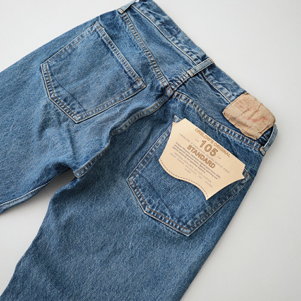 オアスロウショートレングス105スタンダードセルビッチデニム(01-1050SL-84)SHORTLENGTH105STANDARDSELVEDGEDENIM2YEARWASHorSlow(メンズ)【2026春夏】*送料無料*【後払い決済不可】*