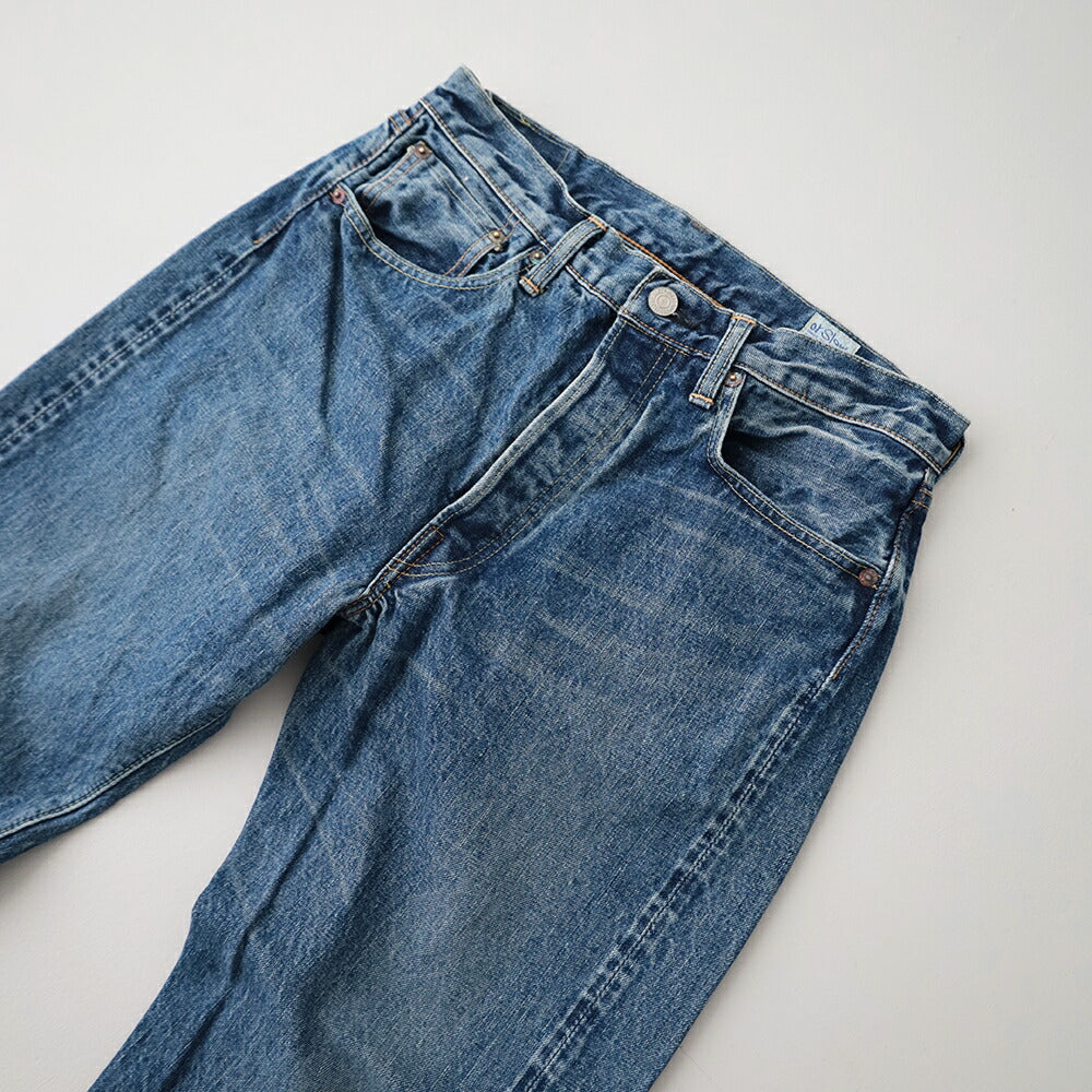 オアスロウショートレングス105スタンダードセルビッチデニム(01-1050SL-84)SHORTLENGTH105STANDARDSELVEDGEDENIM2YEARWASHorSlow(メンズ)【2026春夏】*送料無料*【後払い決済不可】*