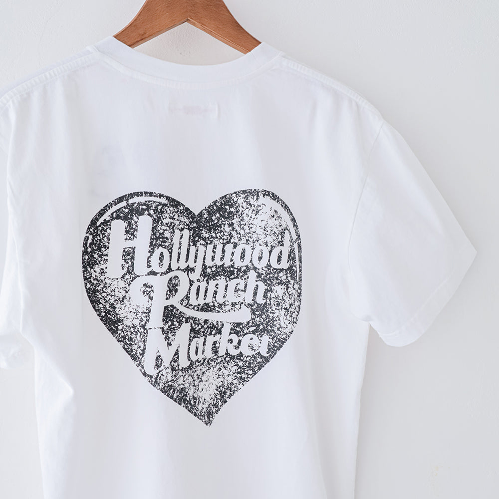 ハリウッドランチマーケット <br>ハートイン HRMクラックプリント <br>ショートスリーブTシャツ <br>(1019338)  <br>HOLLYWOOD RANCH MARKET(レディース/メンズ) <br>【2026春夏】