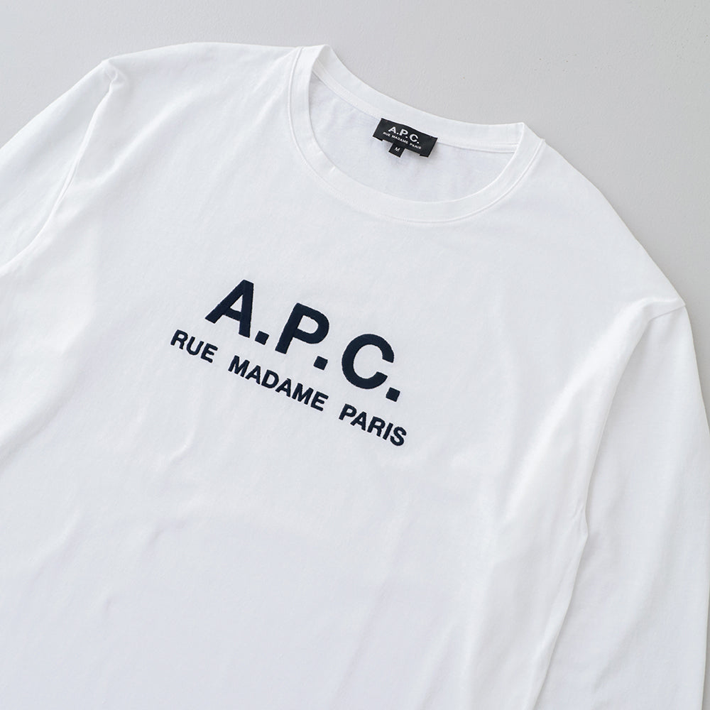 アー・ペー・セー <br>RUE MADAME H MANCHES LONGUES Tシャツ <br>(25082193309) <br>T-SHIRT RUE MADAME H MANCHES LONGUES <br>A.P.C.(レディース/メンズ)
