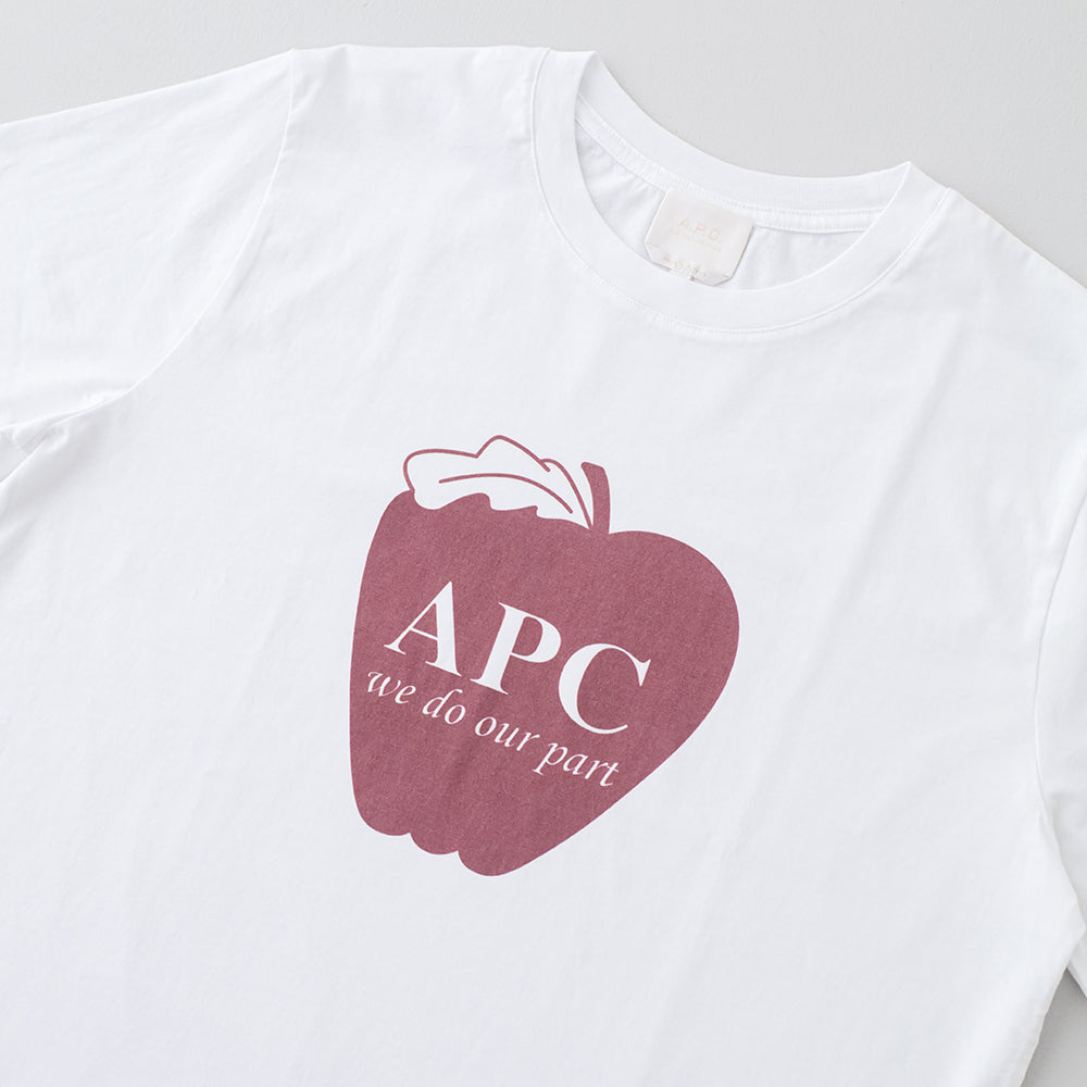 アー・ペー・セー <br>Pomme Tシャツ <br>(24263192321) <br>T-SHIRT POMME <br>A.P.C.(レディース/メンズ)