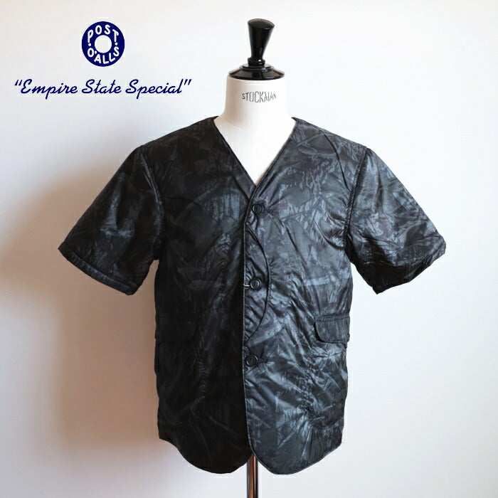 ポストオーバーオールズロイヤルトラベラーシャツ-1/2(1267BNC3)RoyalTravelerShirt1/2nylonforestcamoPOSTOVERALLS(メンズ)【2024秋冬】*送料無料*【後払い決済不可】*