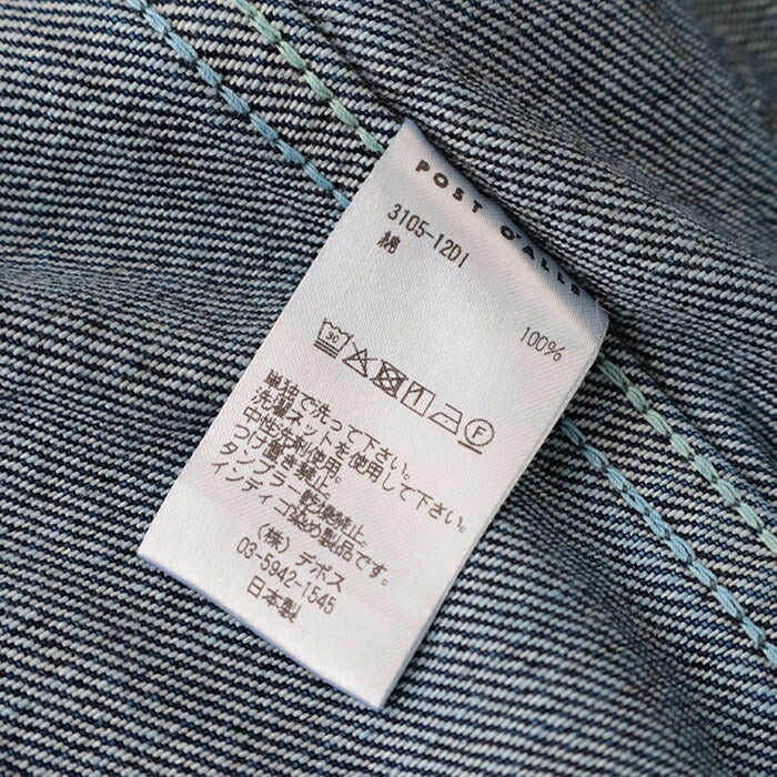 ポストオーバーオールズElRanchero3(12oz.denim)(310512DI)ElRanchero3(12oz.denim)POSTOVERALLS(メンズ)【2025秋冬】*送料無料*【後払い決済不可】*