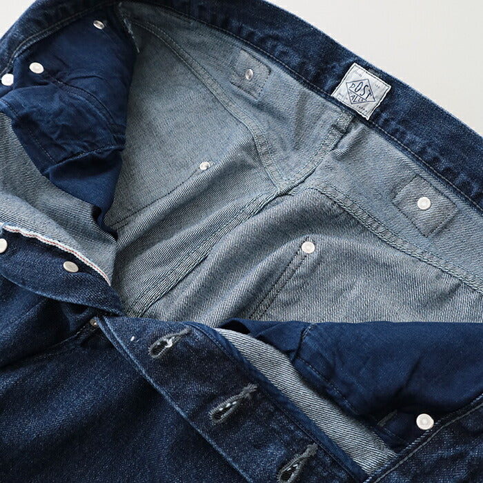 ポストオーバーオールズNo.10FivePocket(12oz.denim)(332412DI)No.10FivePocket(12oz.denim)POSTOVERALLS(メンズ)【2025秋冬】*送料無料*【後払い決済不可】*
