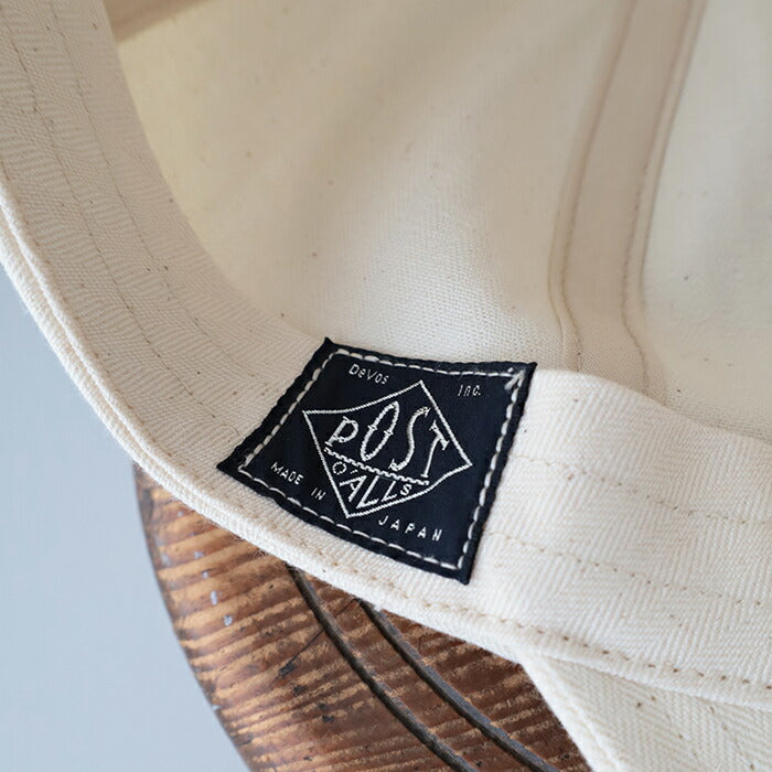 ポストオーバーオールズベースボールキャップ(3903HBTN)BASEBALLCAP(cottonHBT)POSTOVERALLS(帽子)【2025秋冬】*送料無料*【後払い決済不可】*