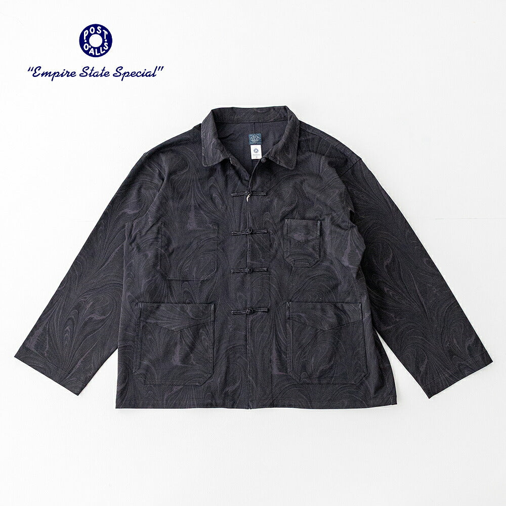 ポストオーバーオールズ  POST Chinois  (swirly mono  S)  (3107B-SM) <br>Post O’Alls(メンズ) <br>